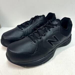 NWT New Balance 411 Walking Shoe Triple Black ComfortRide 16 Wide EEEE 4E